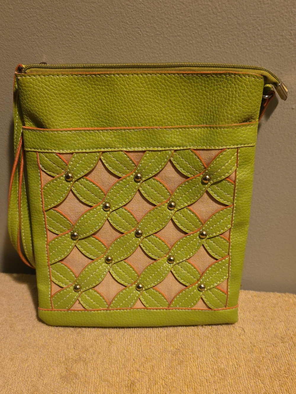 Mellow World- Crossbody Bag with Decorative Stud Detail- Inv.517